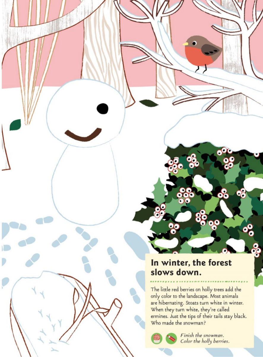 In the Forest -My Nature Sticker Activity Book