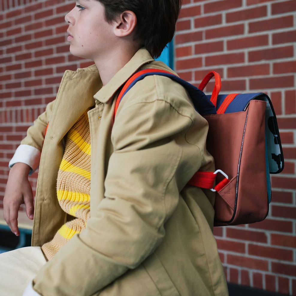 School bag • better together • leather ball