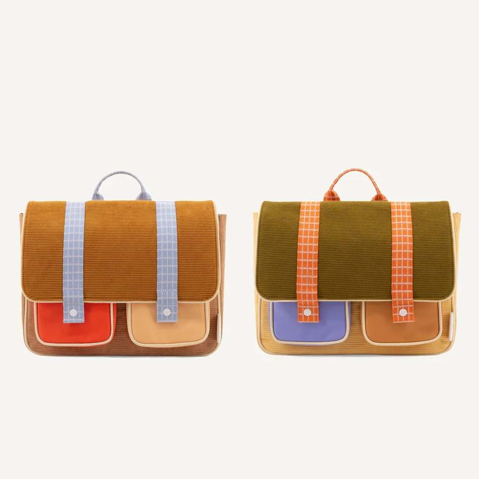 School bag • farmhouse • corduroy • pear jam