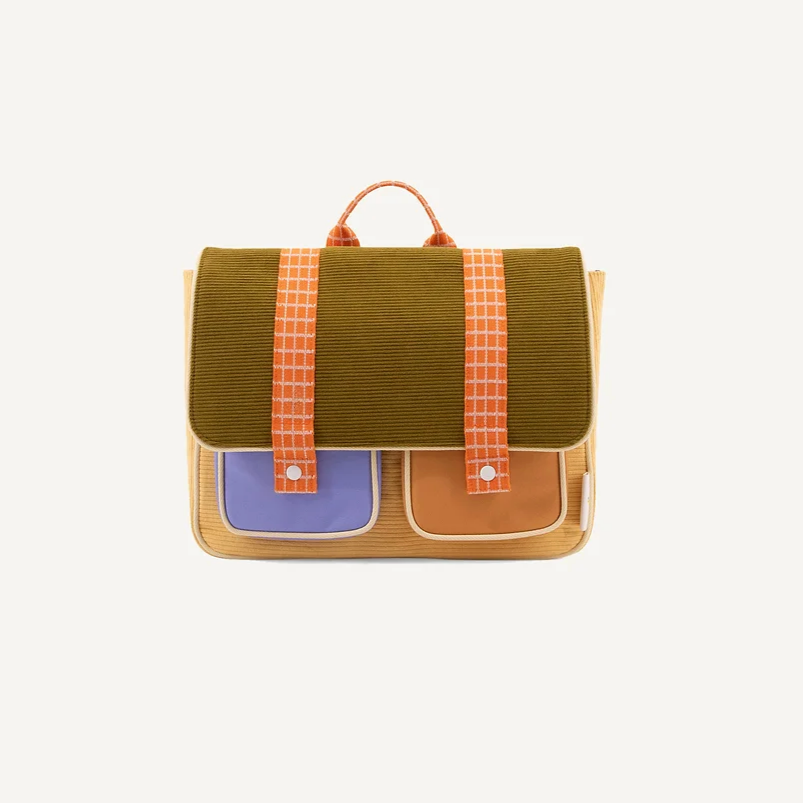 School bag • farmhouse • corduroy • pear jam