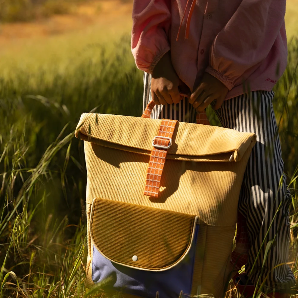 Backpack large • farmhouse • corduroy • pear jam