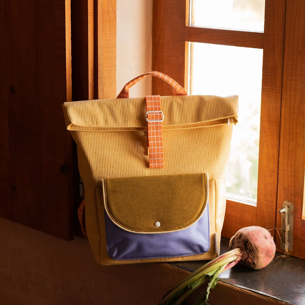 Backpack large • farmhouse • corduroy • pear jam