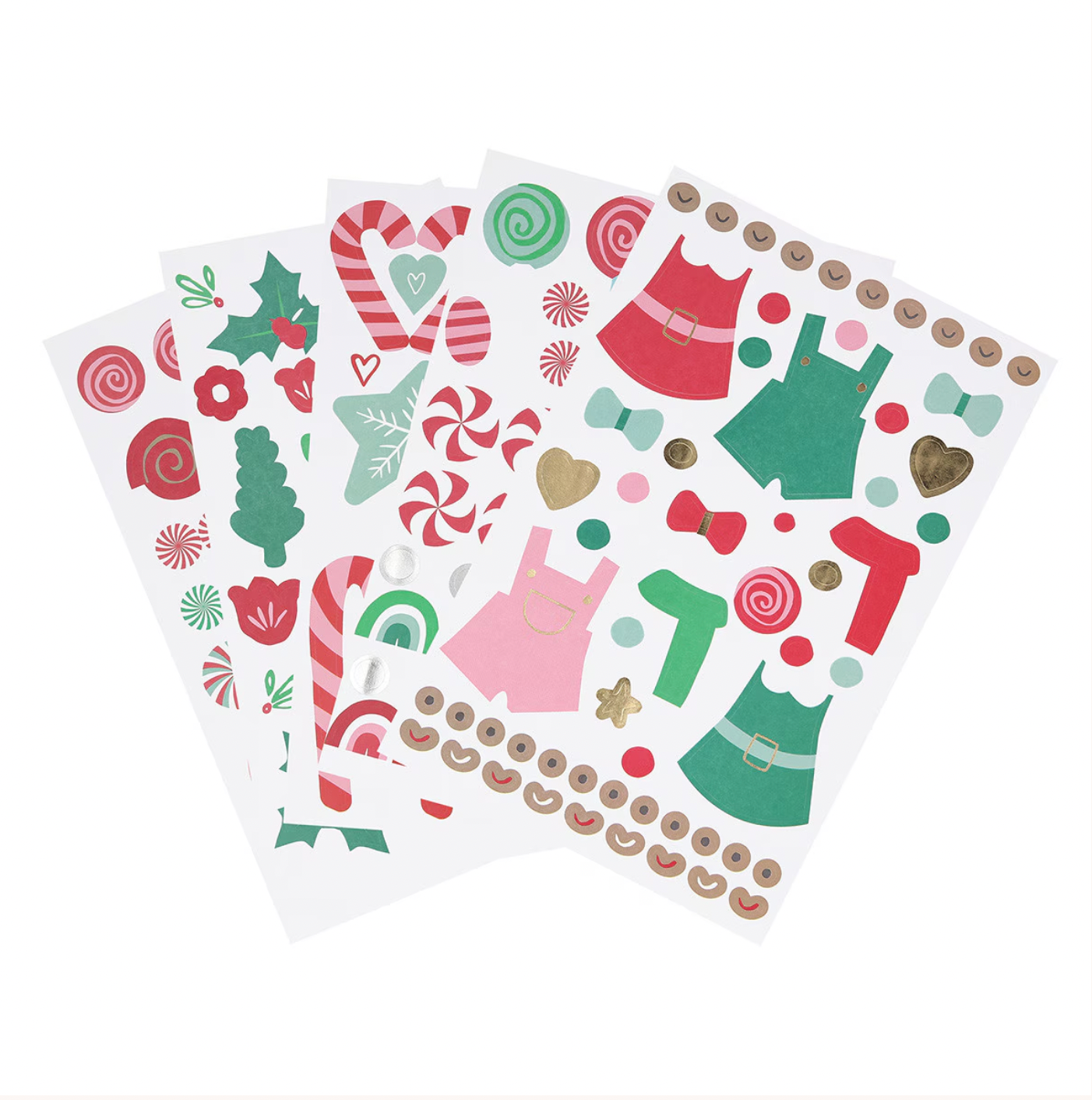 Gingerbread Sticker Advent Calendar