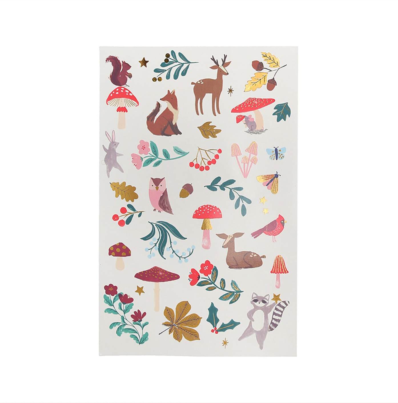 Woodland Temporary Tattoo Sheets -2pk