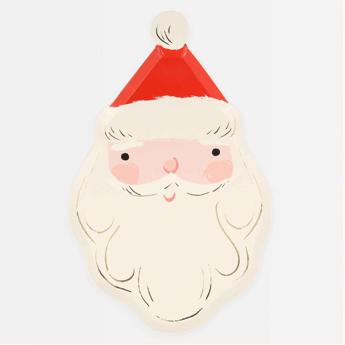 Jolly Christmas Santa Plates (8pk)