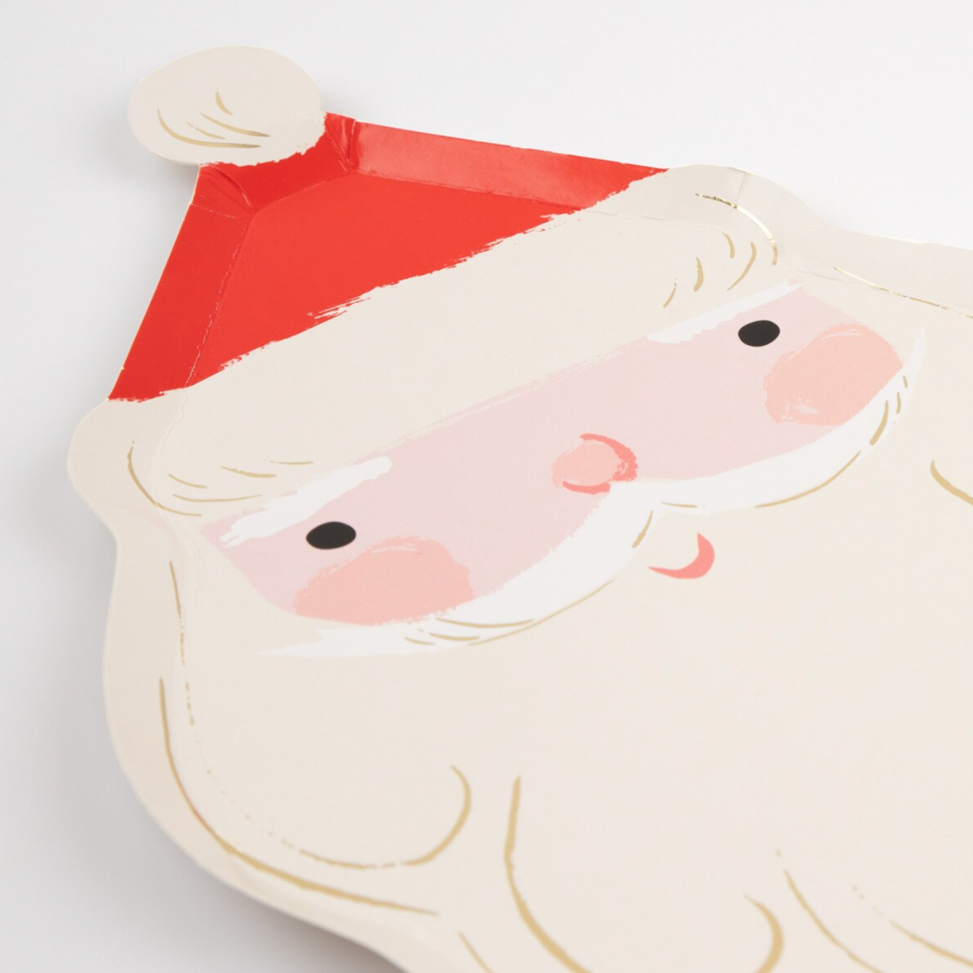 Jolly Christmas Santa Plates (8pk)