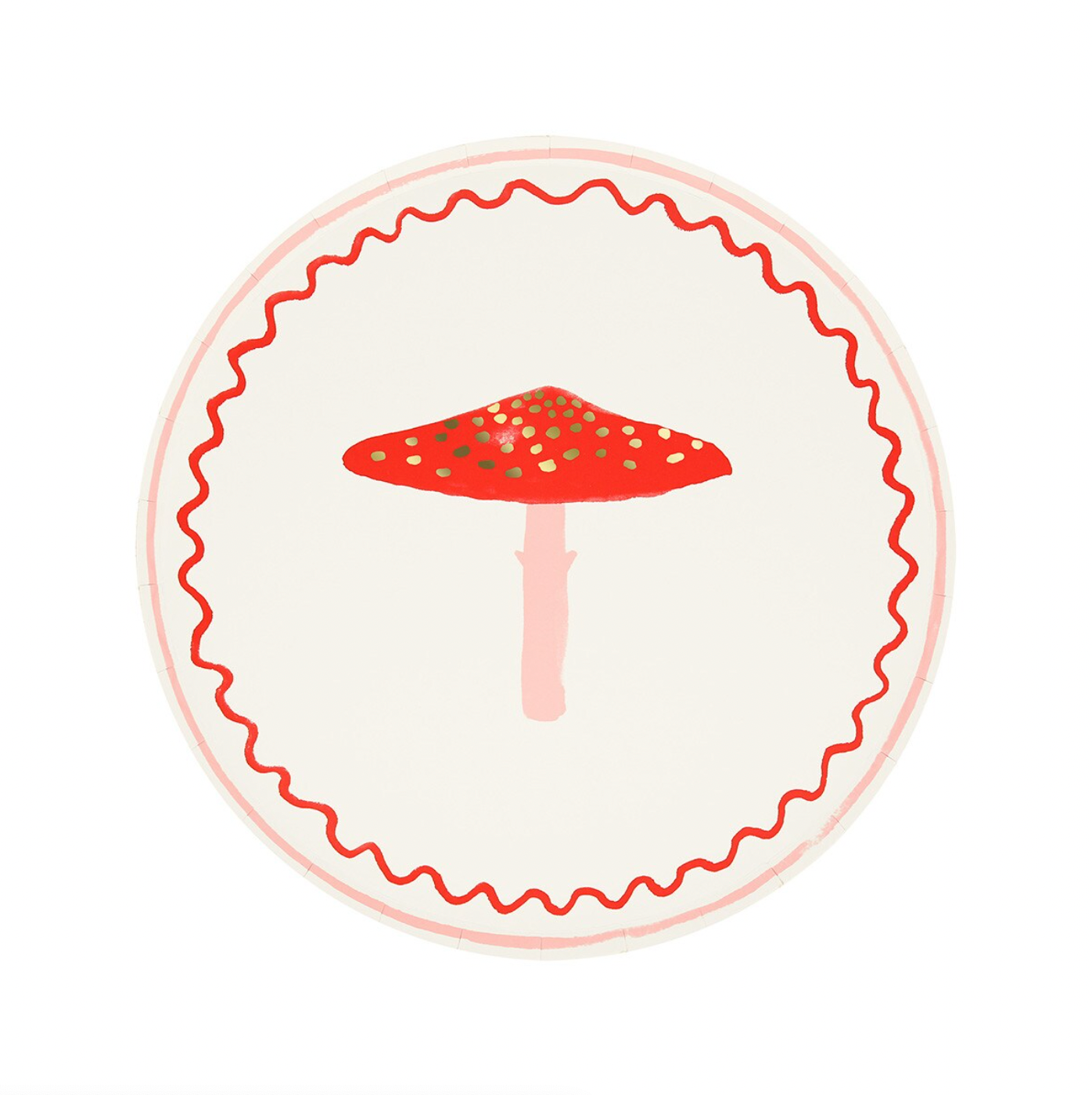 Merry Mushrooms Side Plates (8pk)