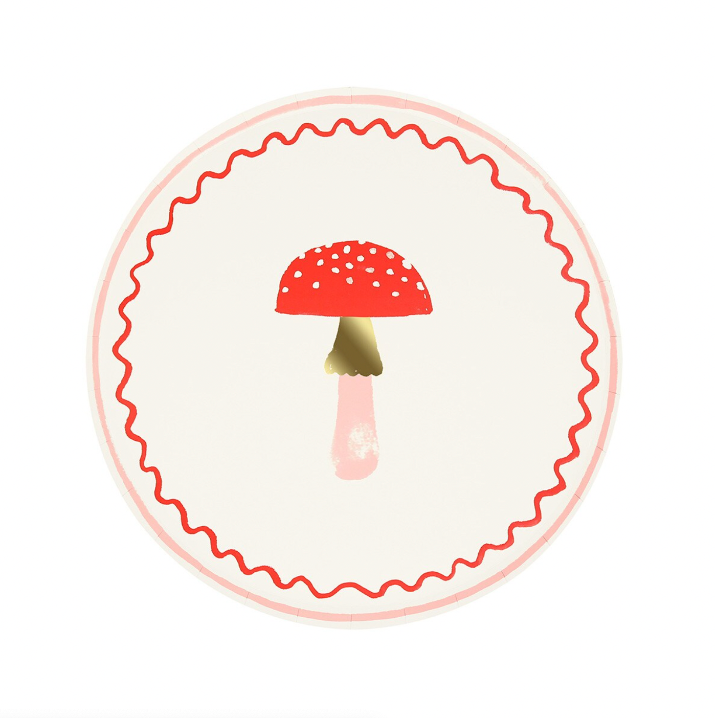 Merry Mushrooms Side Plates (8pk)