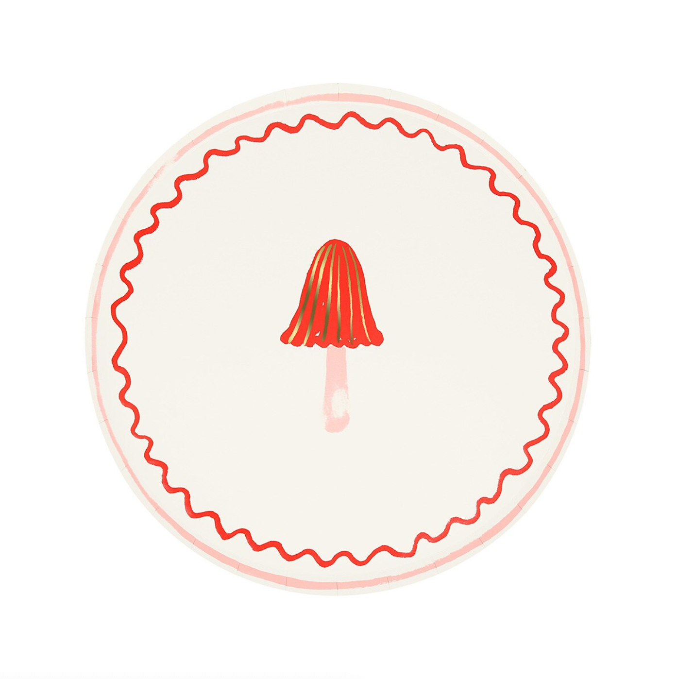 Merry Mushrooms Side Plates (8pk)