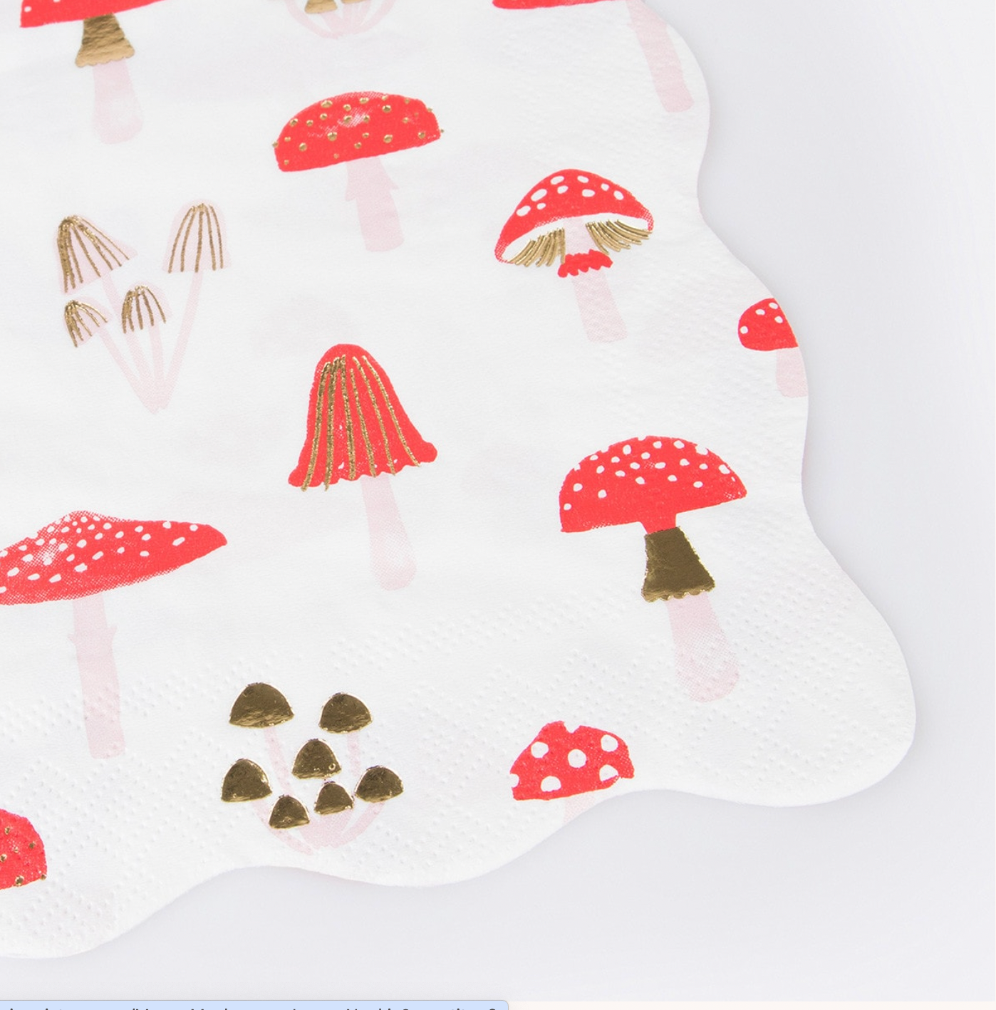 Merry Mushrooms Large Napkins (16pk)