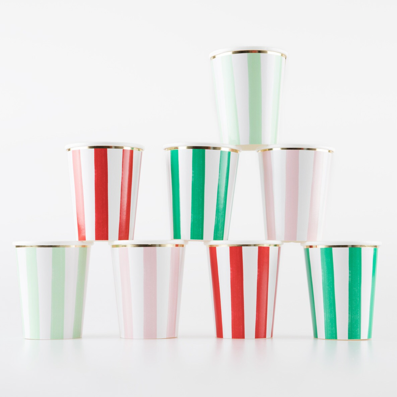 Striped Cups (8pk)