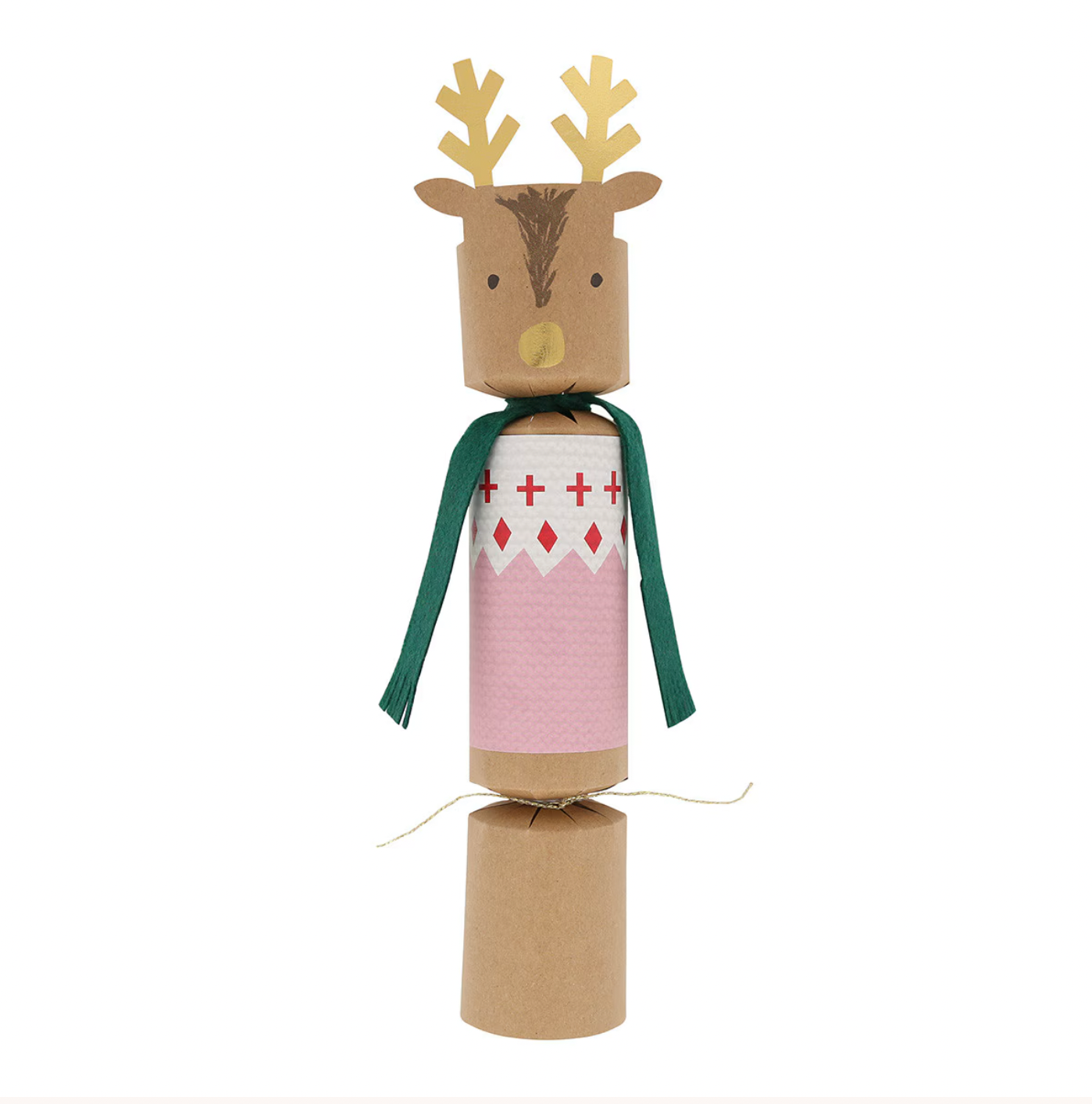 Woodland Jumper Reindeer Crackers -6pk