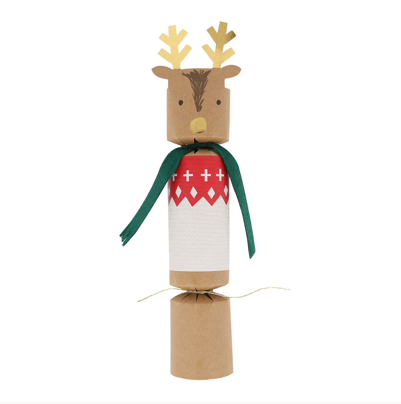 Woodland Jumper Reindeer Crackers -6pk