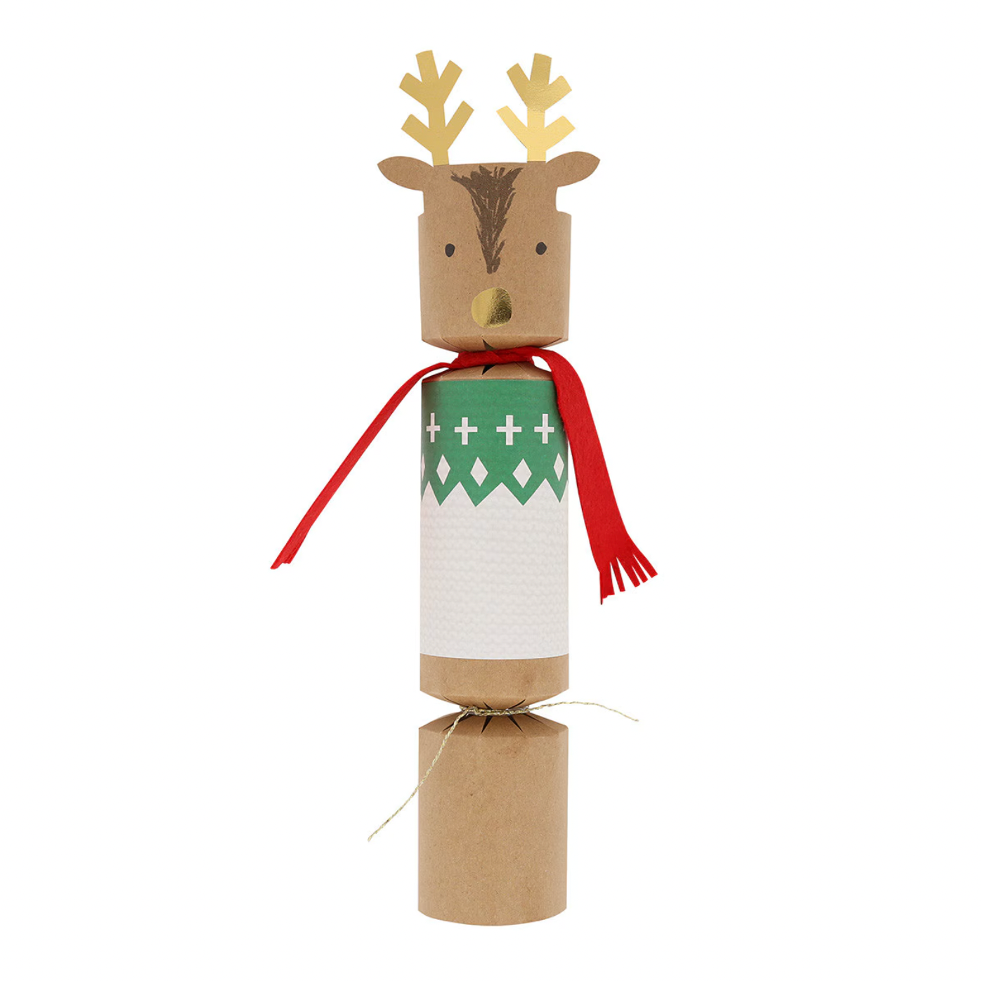 Woodland Jumper Reindeer Crackers -6pk