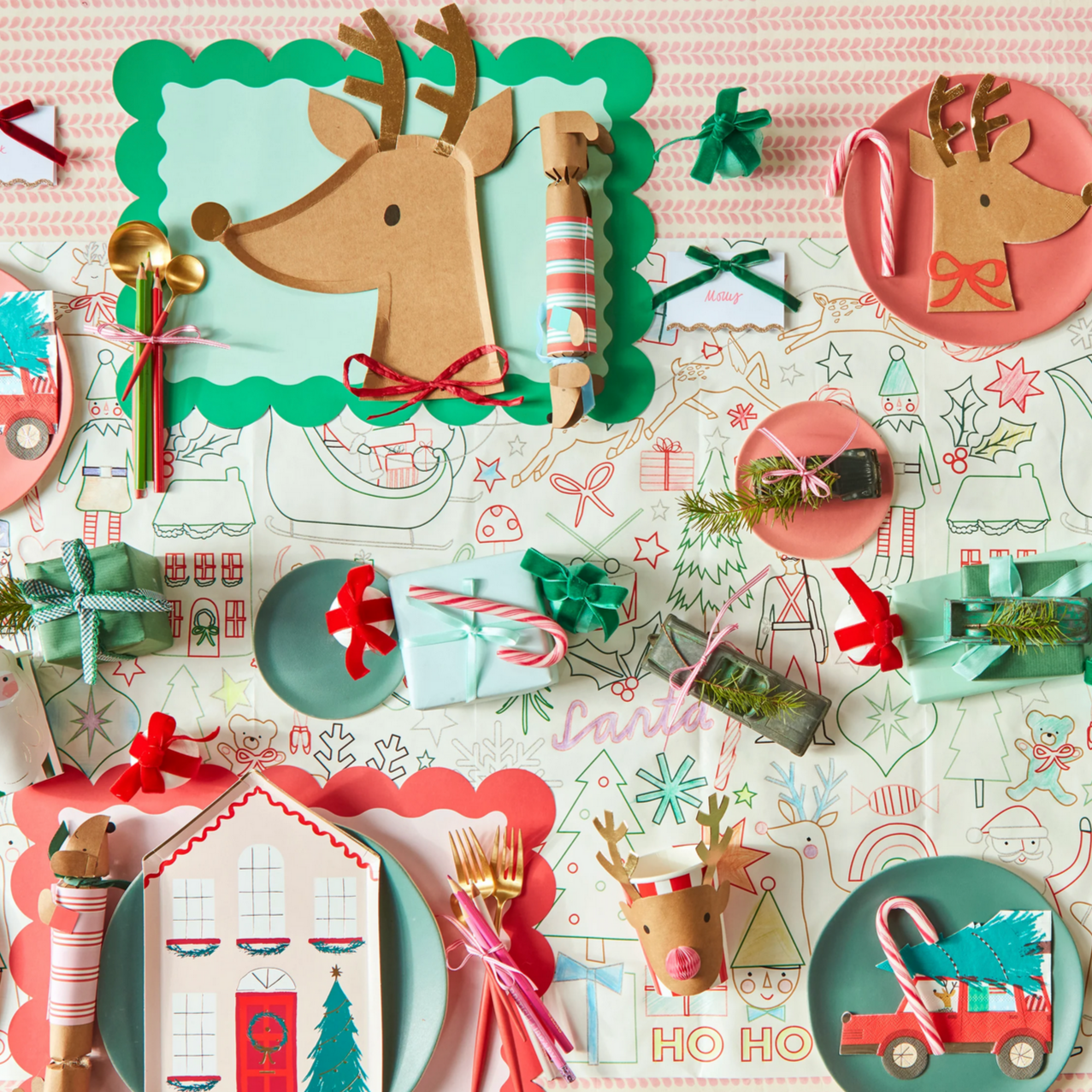 Christmas Paper Placemats (8pk)