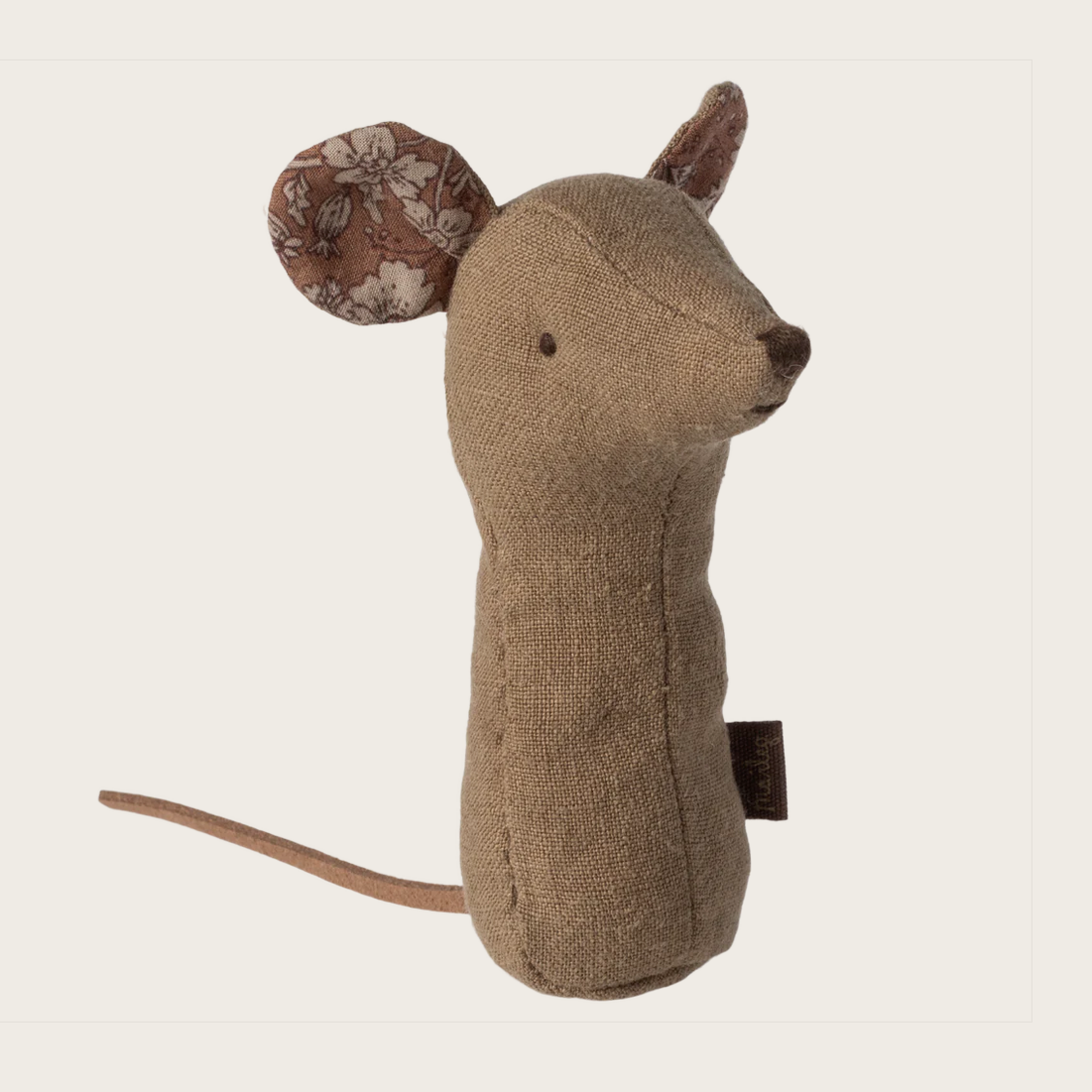 Mouse Rattle - Light umber