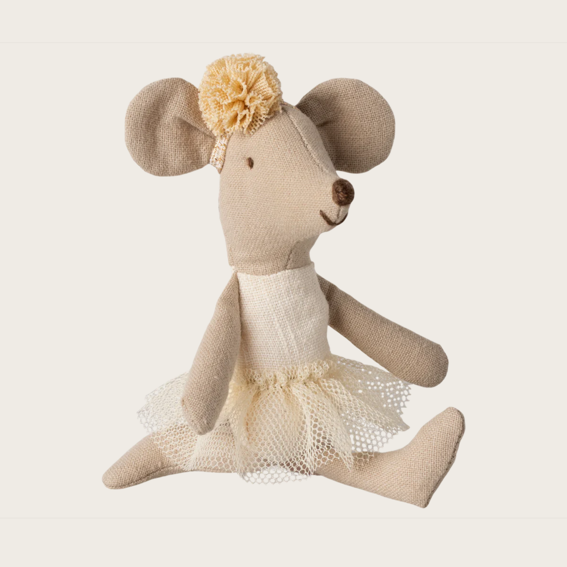 Ballerina mouse - Little sister - Off white