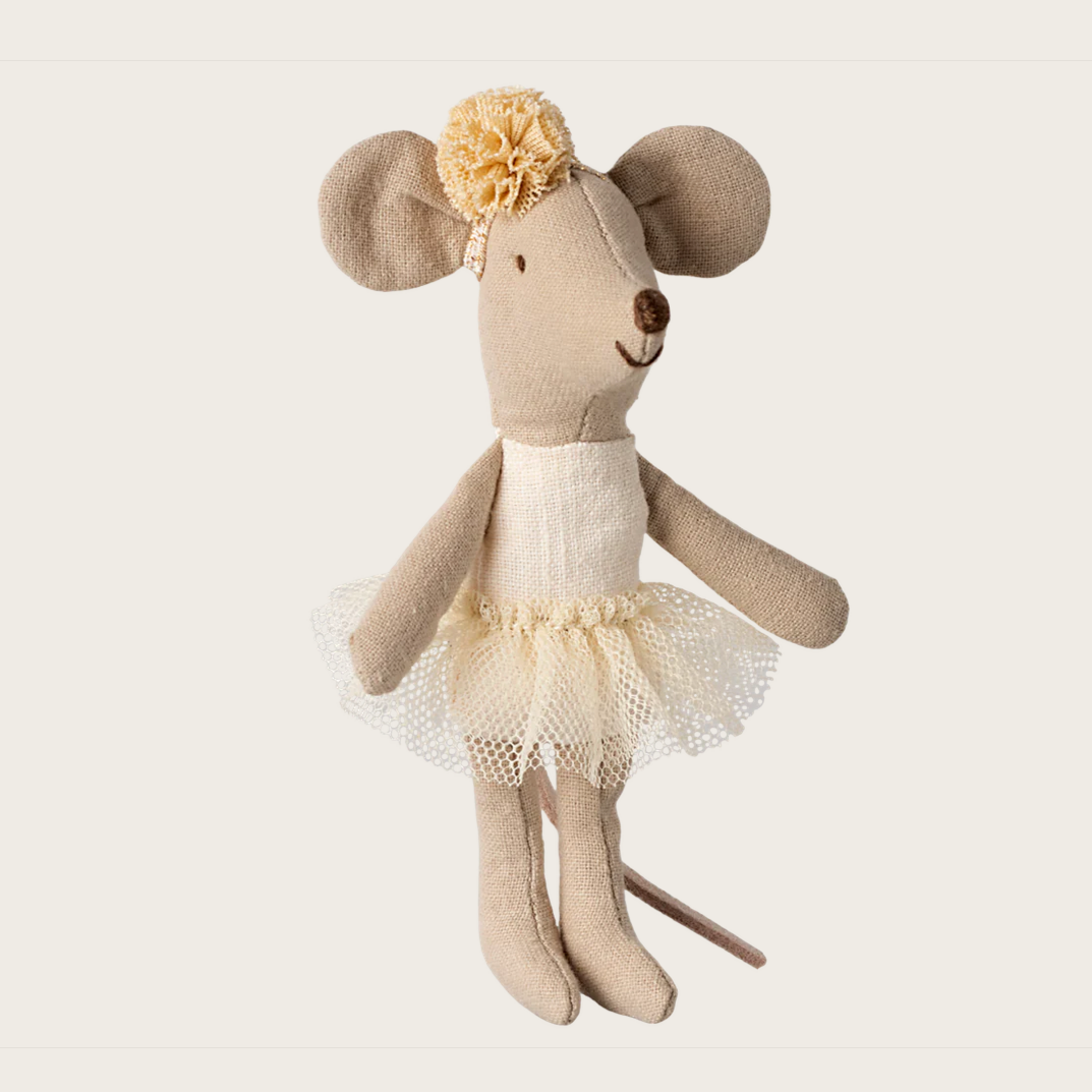 Ballerina mouse - Little sister - Off white