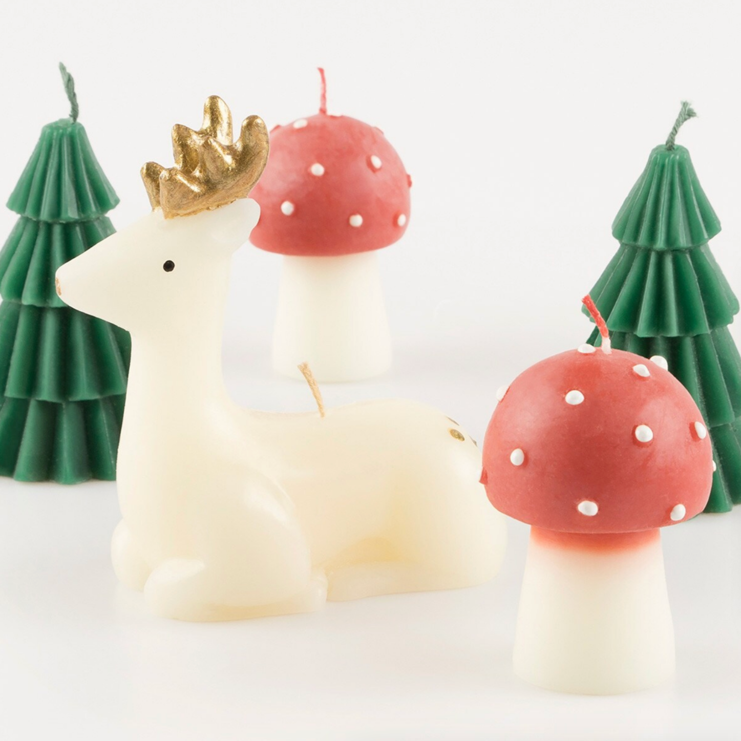 Winter Woodland Candles (x5)