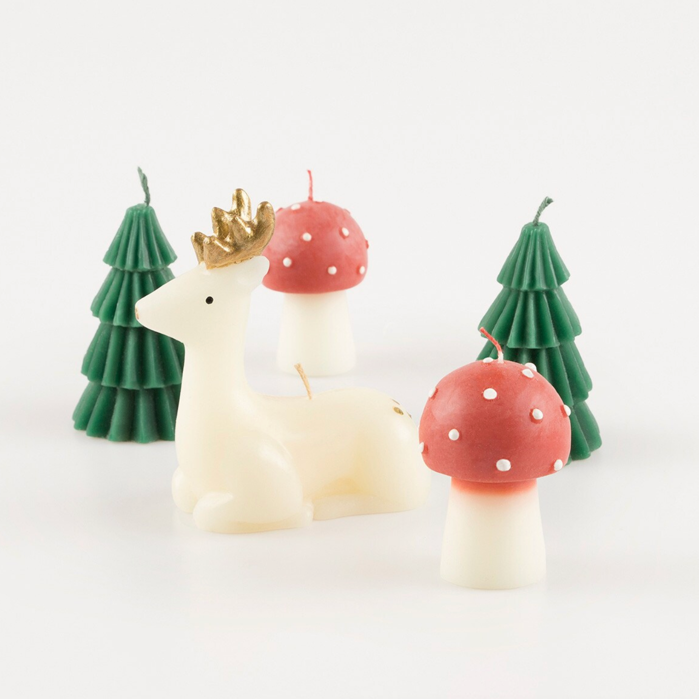 Winter Woodland Candles (x5)