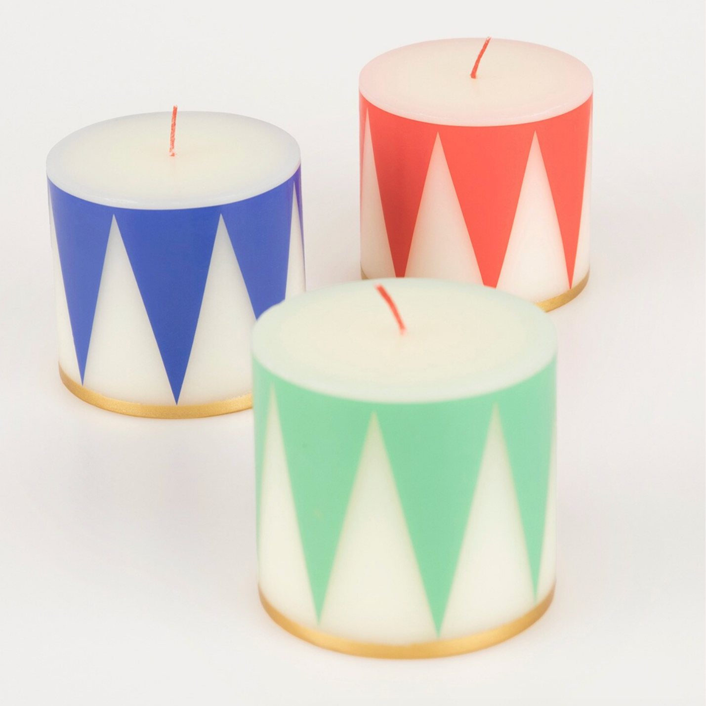 Small Drum Candles (x3)