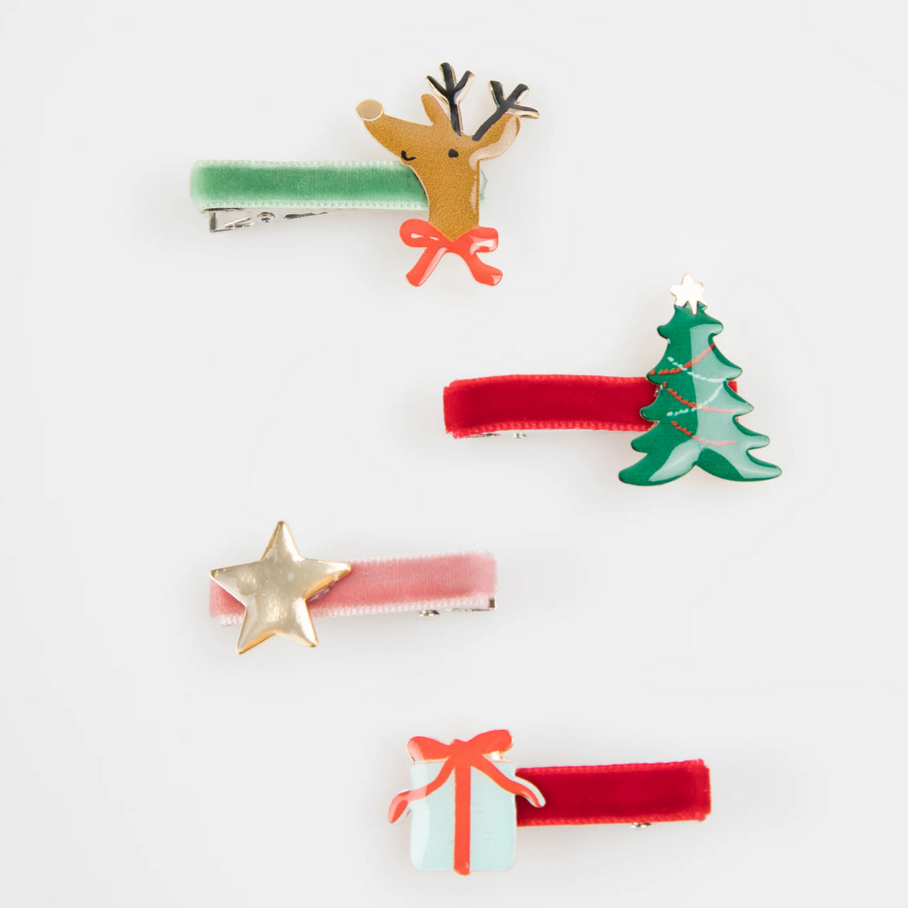 Jolly Christmas Hair Clips