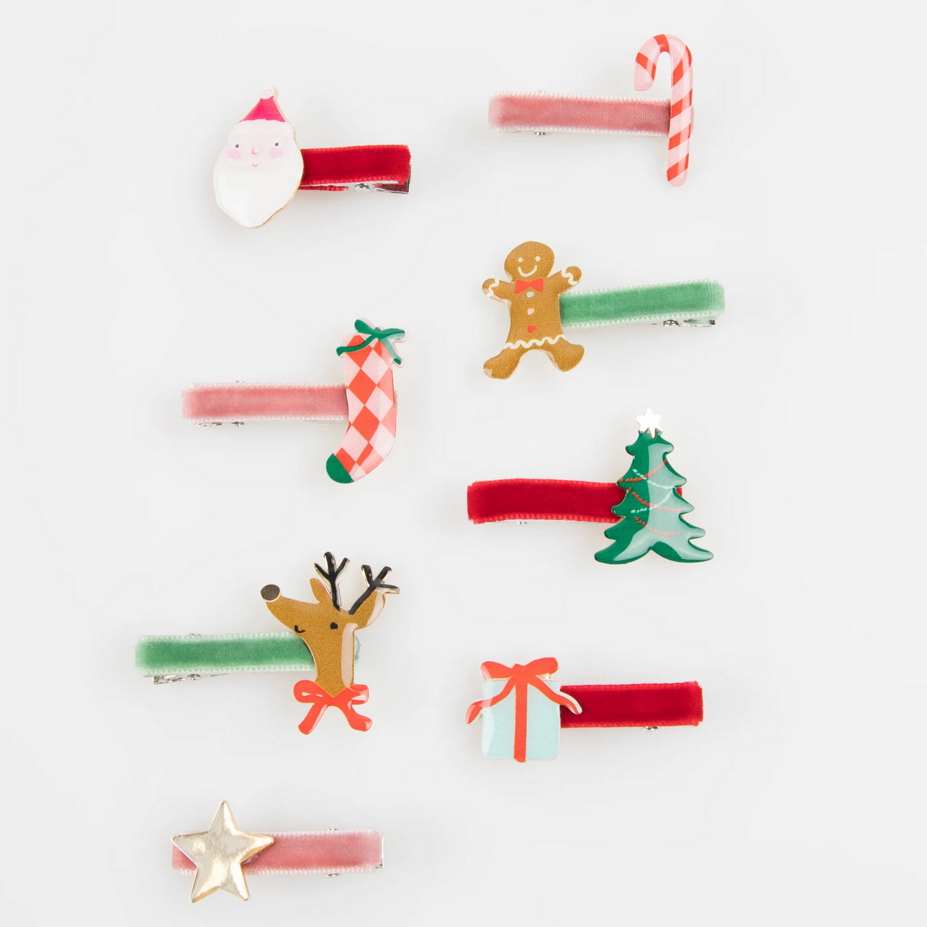 Jolly Christmas Hair Clips