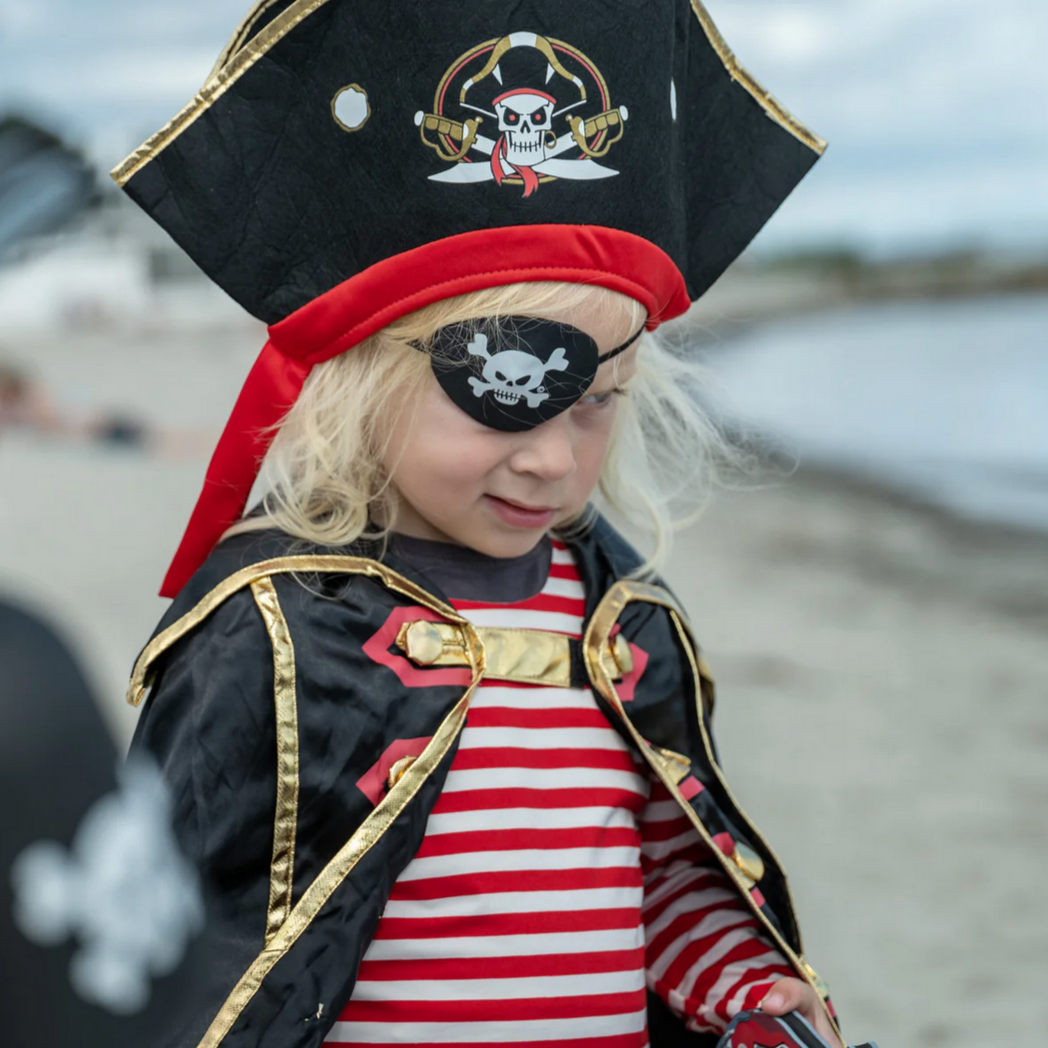 Pirate Red Stripe Eye Patch