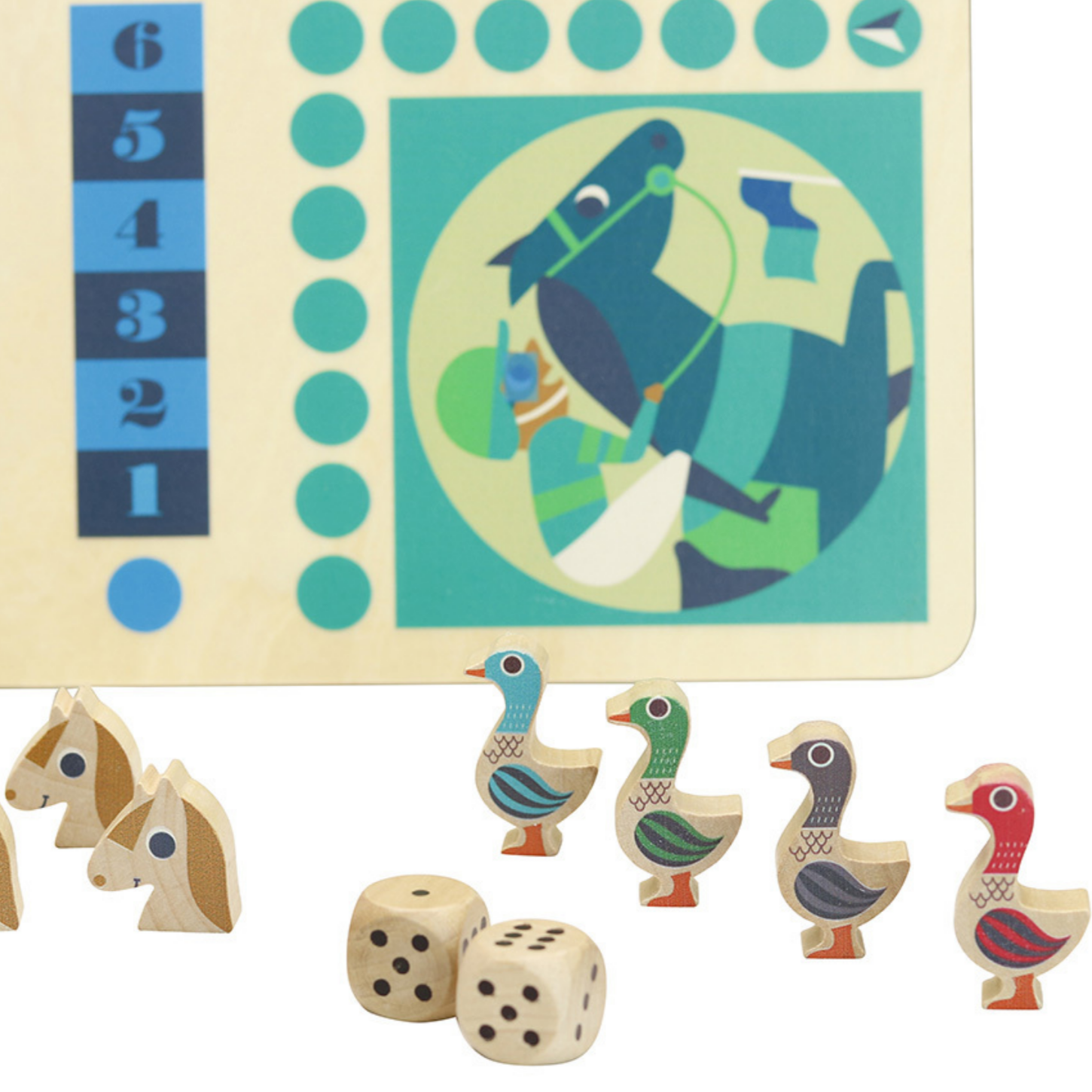 Ludo and goose board - Ingela P.Arrhenius