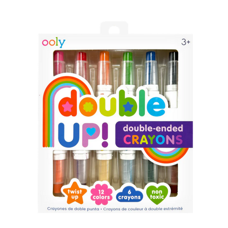 Double Up! Double-Ended Crayons - Set of 6