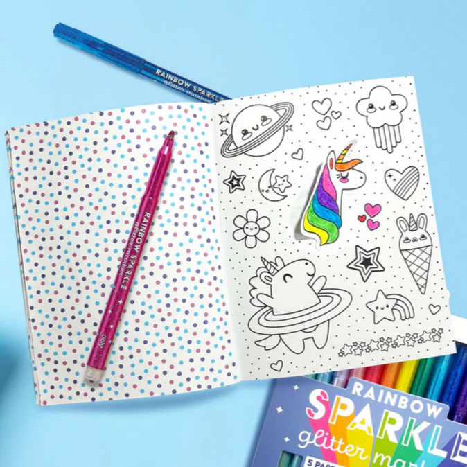 Stickiville Color-In’ Sticker Book: Cute-A-Licious Doodles