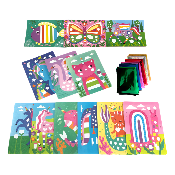 Foil-tastic Foil Art & Coloring Set - Whimsical World