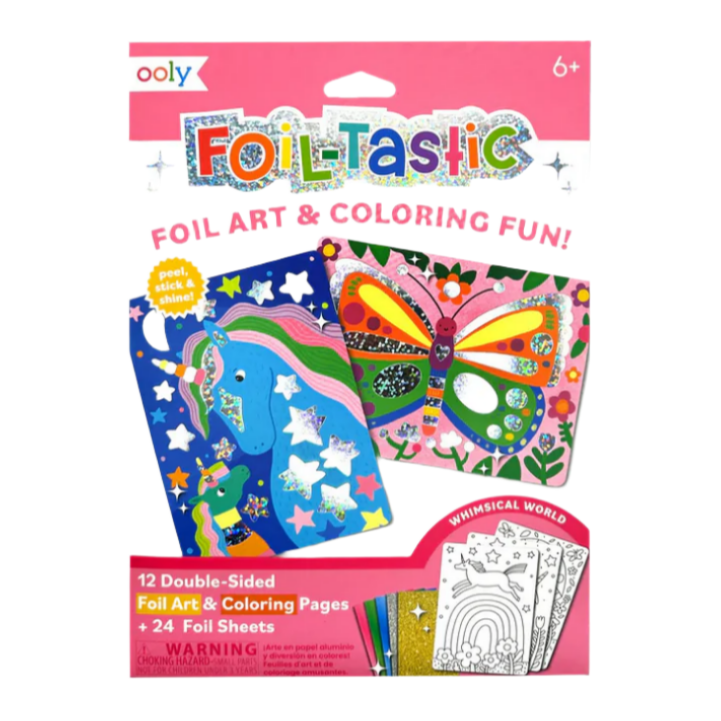 Foil-tastic Foil Art & Coloring Set - Whimsical World