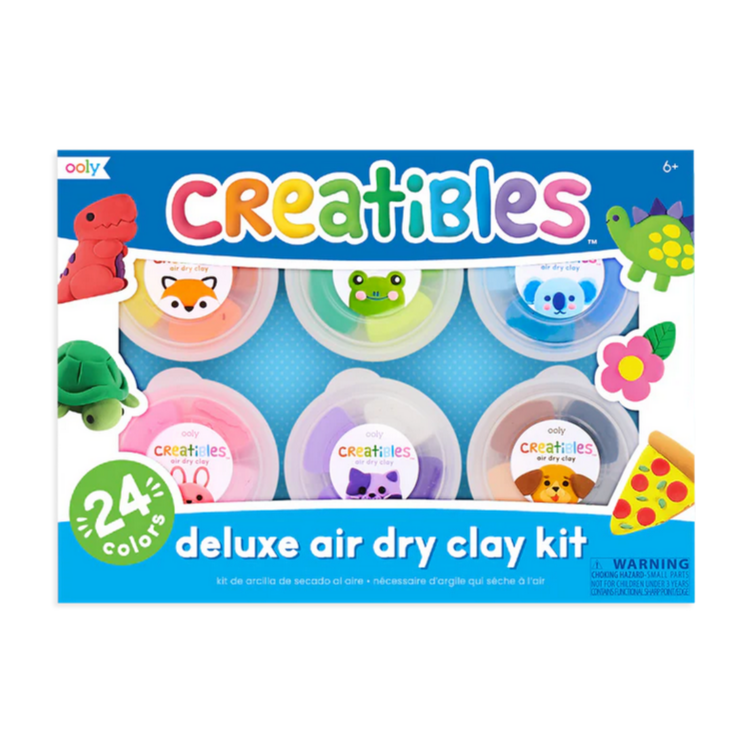 Creatibles: Air Dry Clay Deluxe Kit (Set of 24)