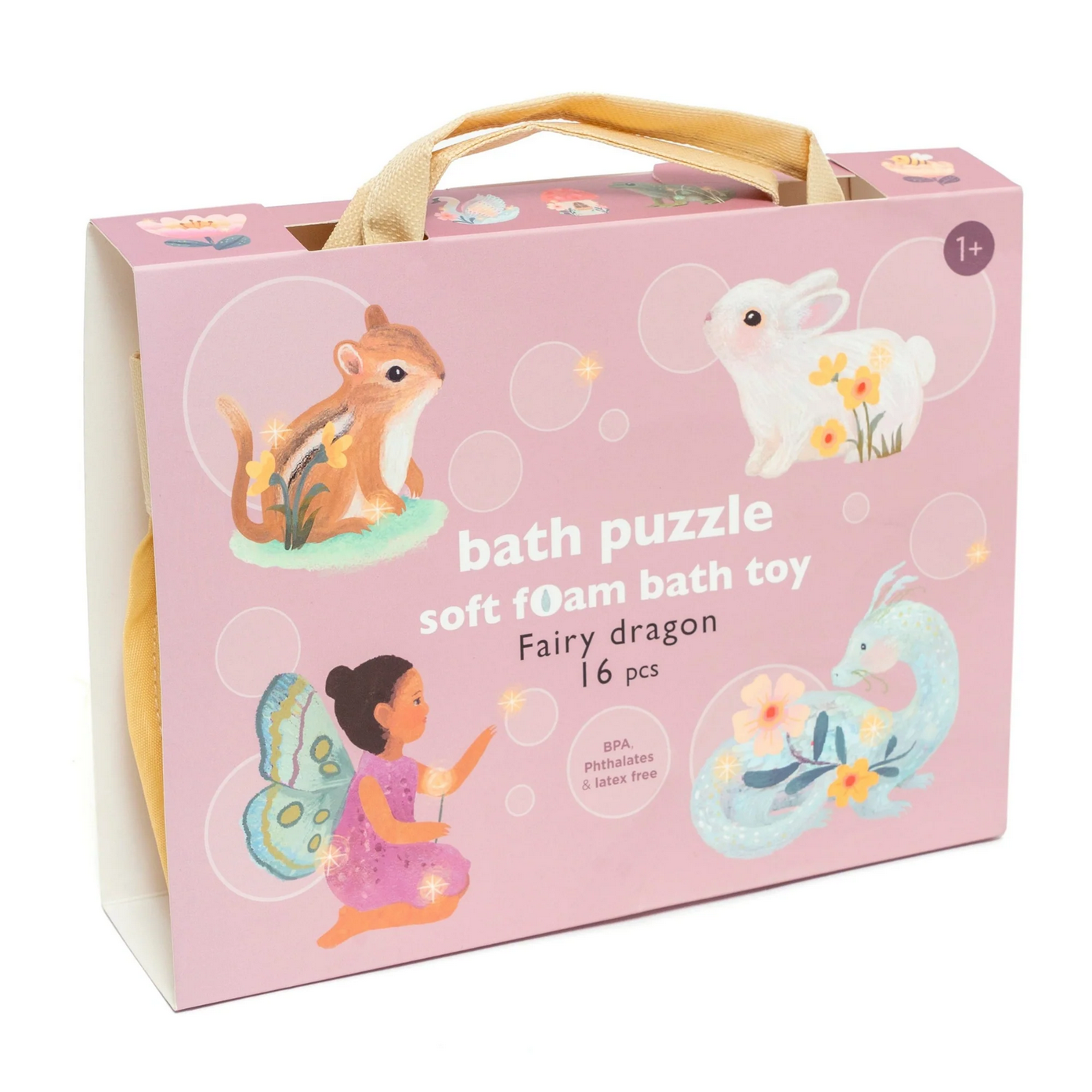 Soft Foam Bath Puzzle 16pcs - fairy -Kendra Binney