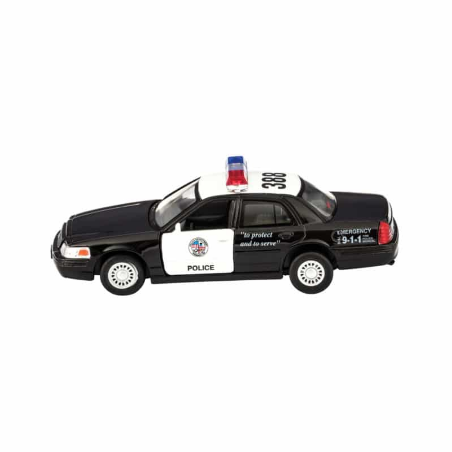 Diecast Police Pull Back