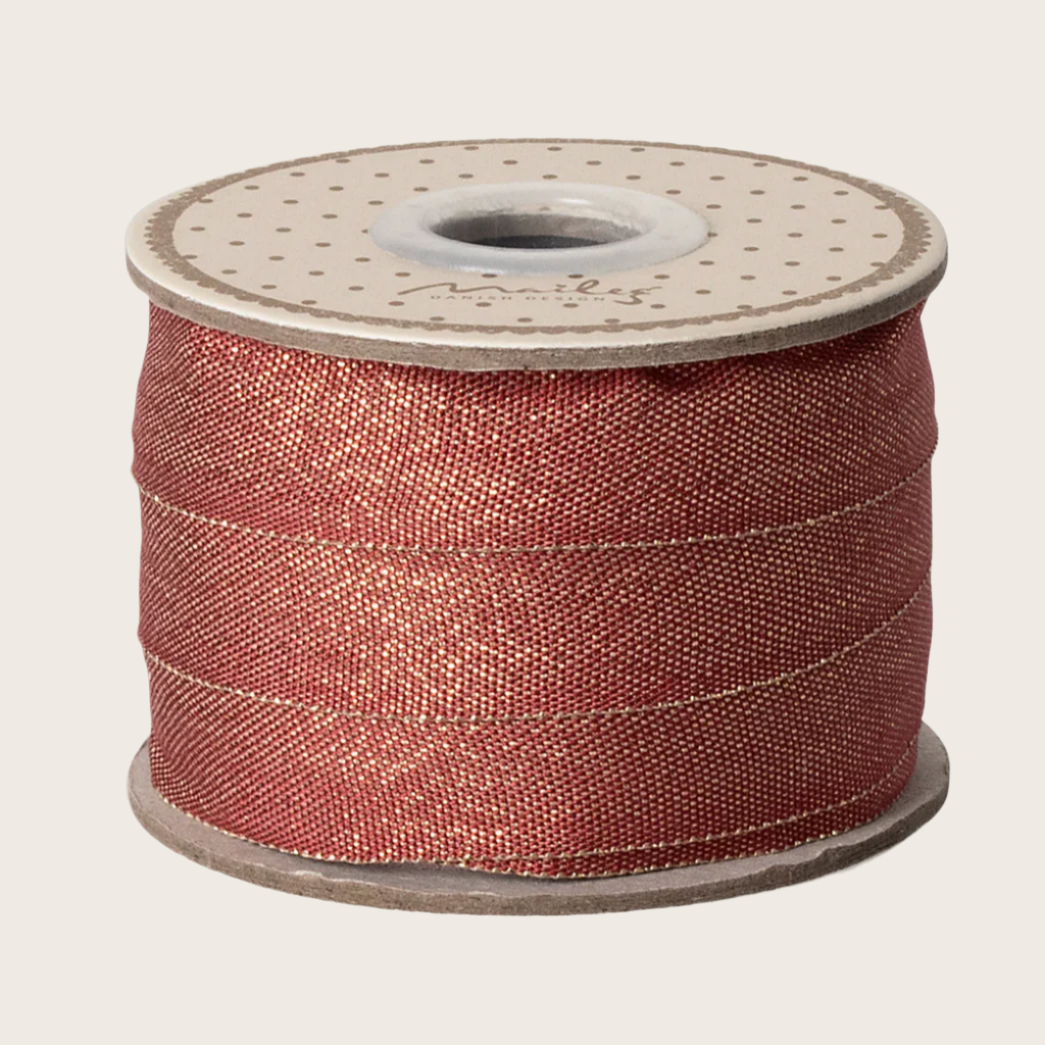 Ribbon 18mm x 10m- red/gold