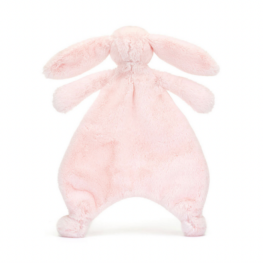 Bashful Baby Pink Bunny Lovie Comforter