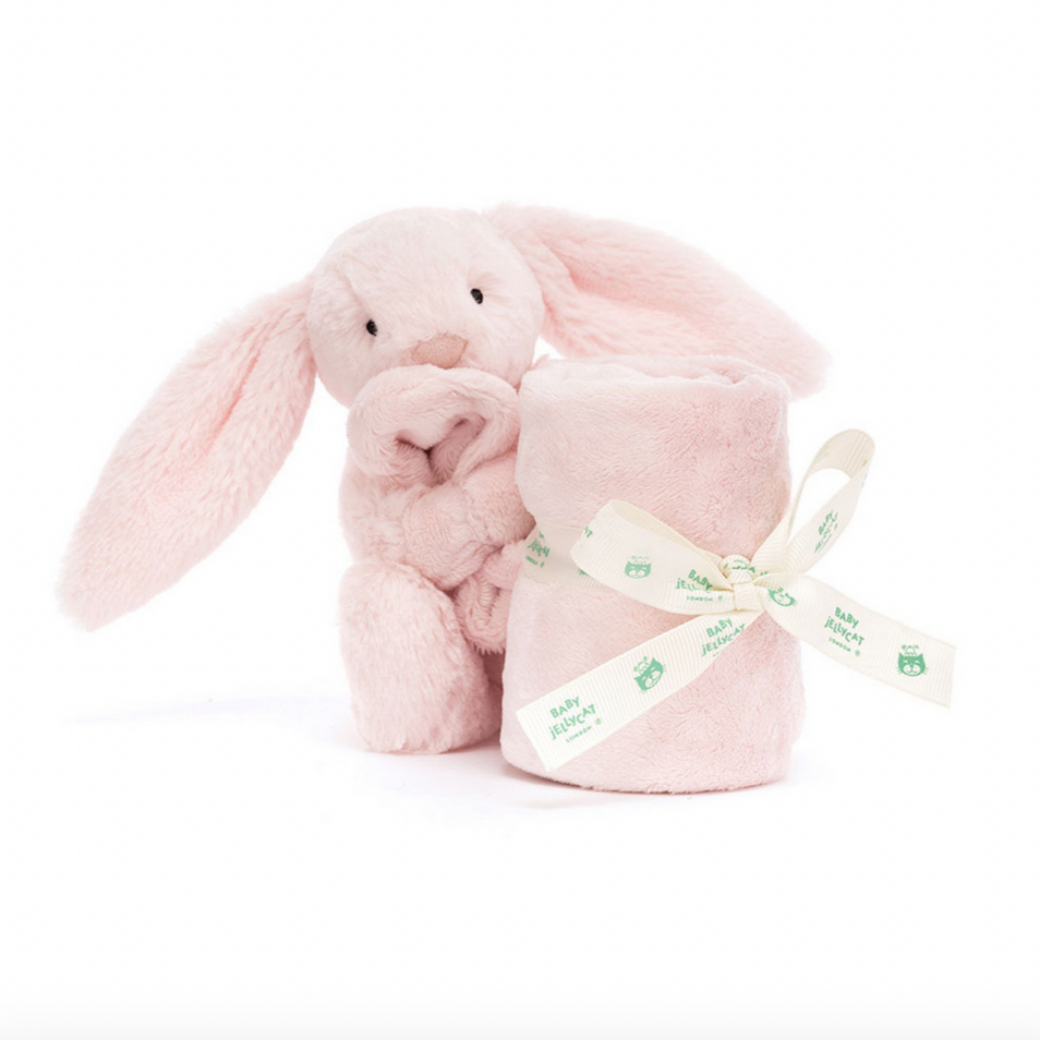 Bashful Baby Pink Bunny Soother Lovie