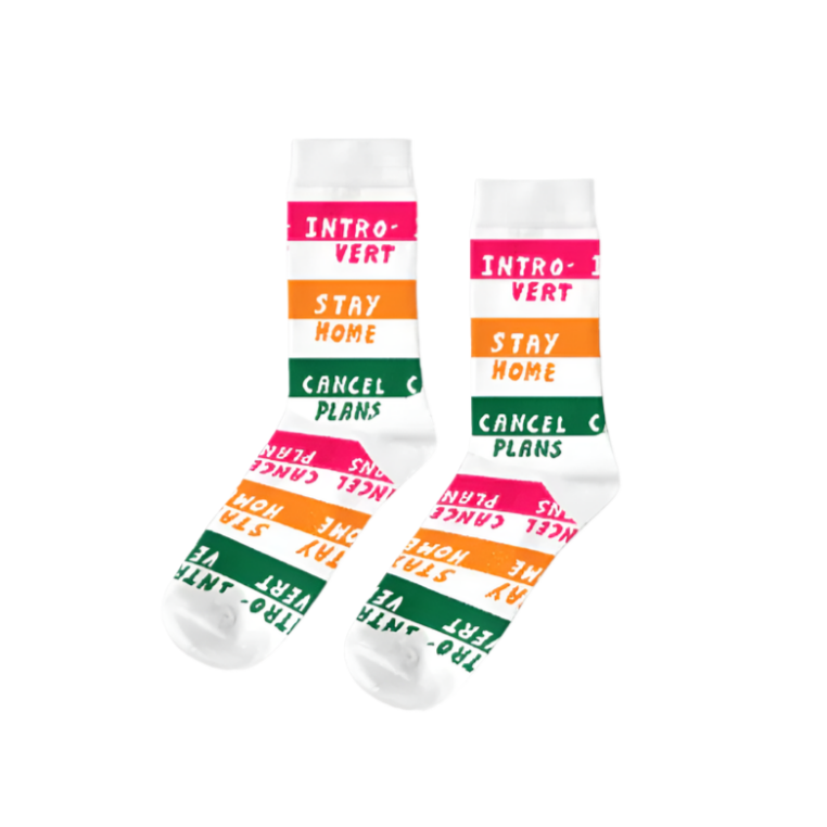 Introvert Crew Socks - Small