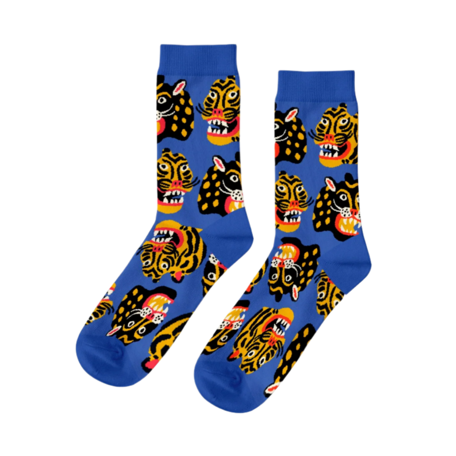 Wild Cats Crew Socks by Kristina Micotti - Large