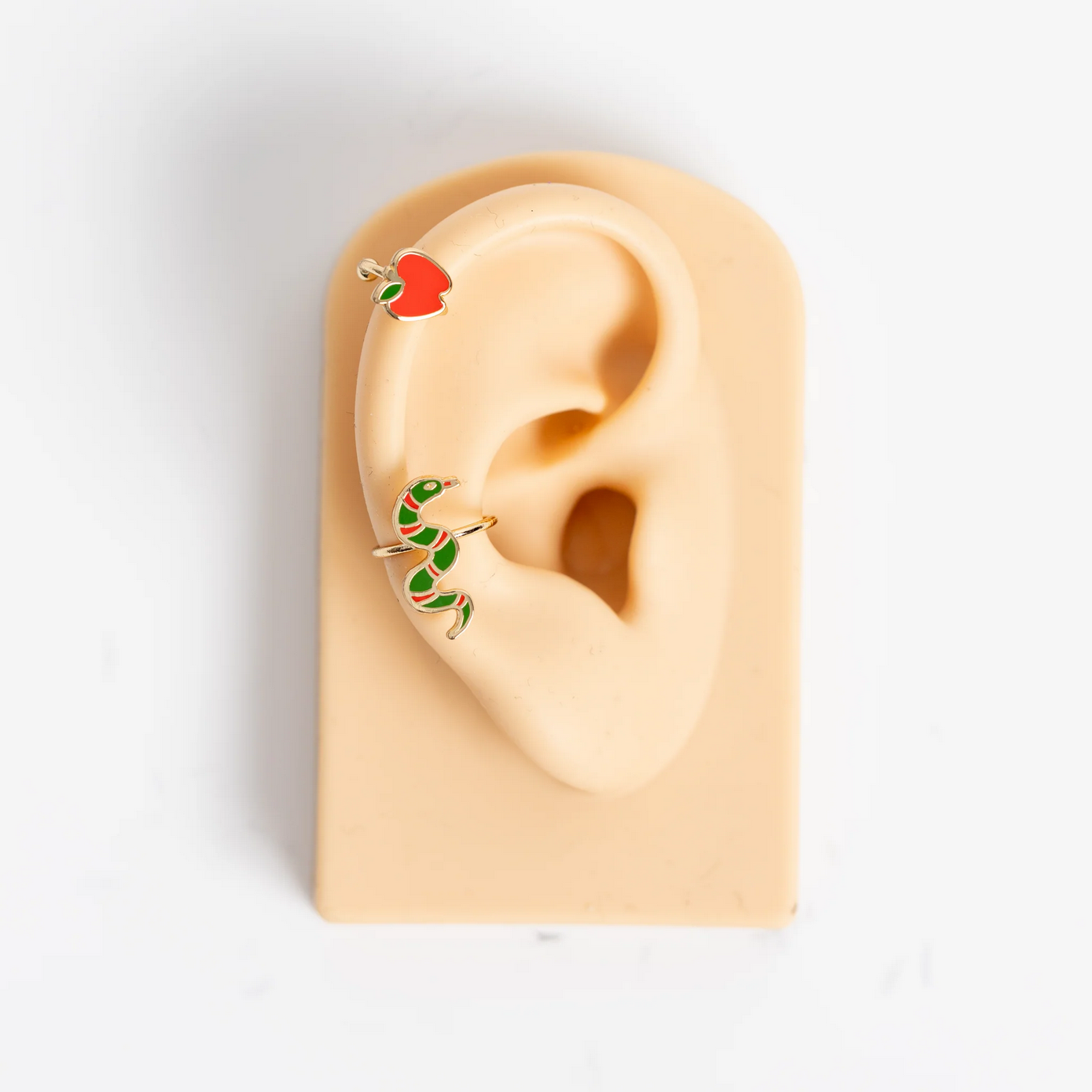 Apple & Snake Ear Cuffs