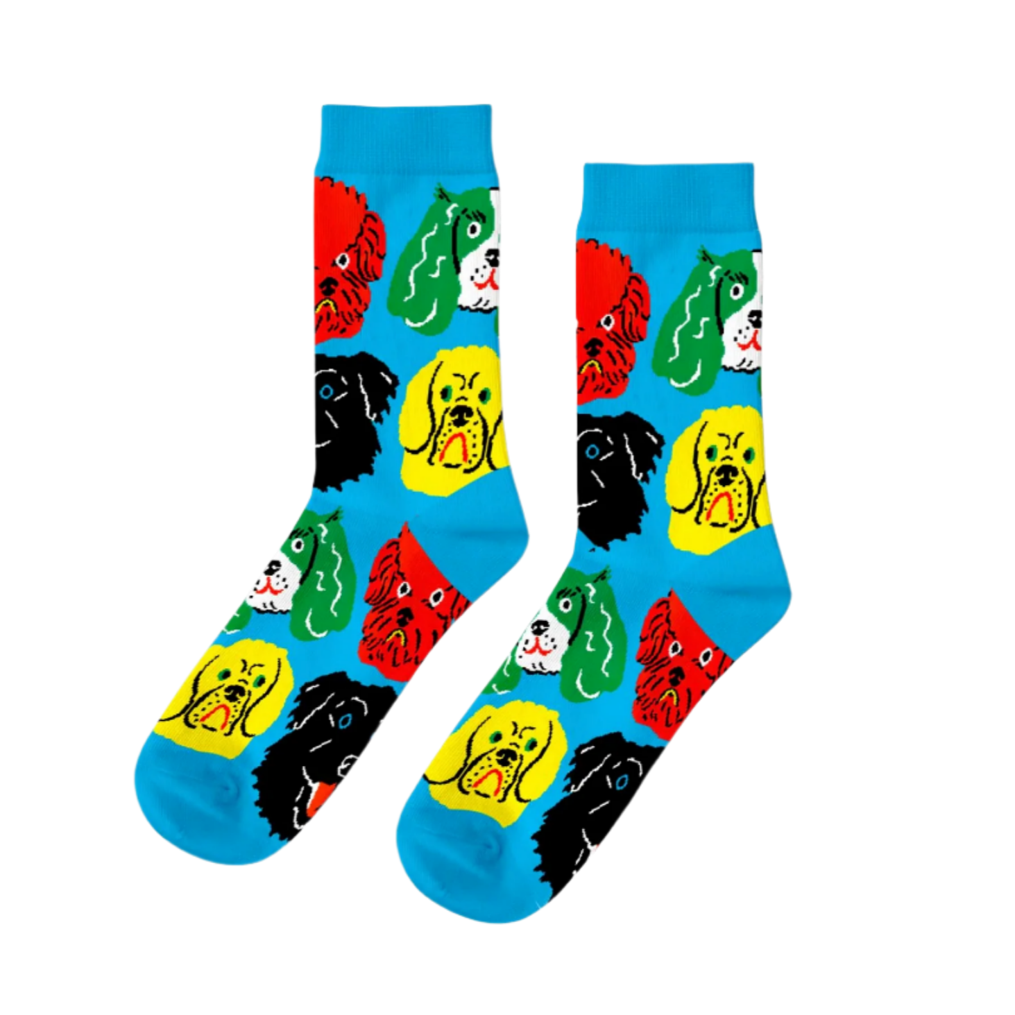 Dogs Crew Socks by Kristina Micotti - Small