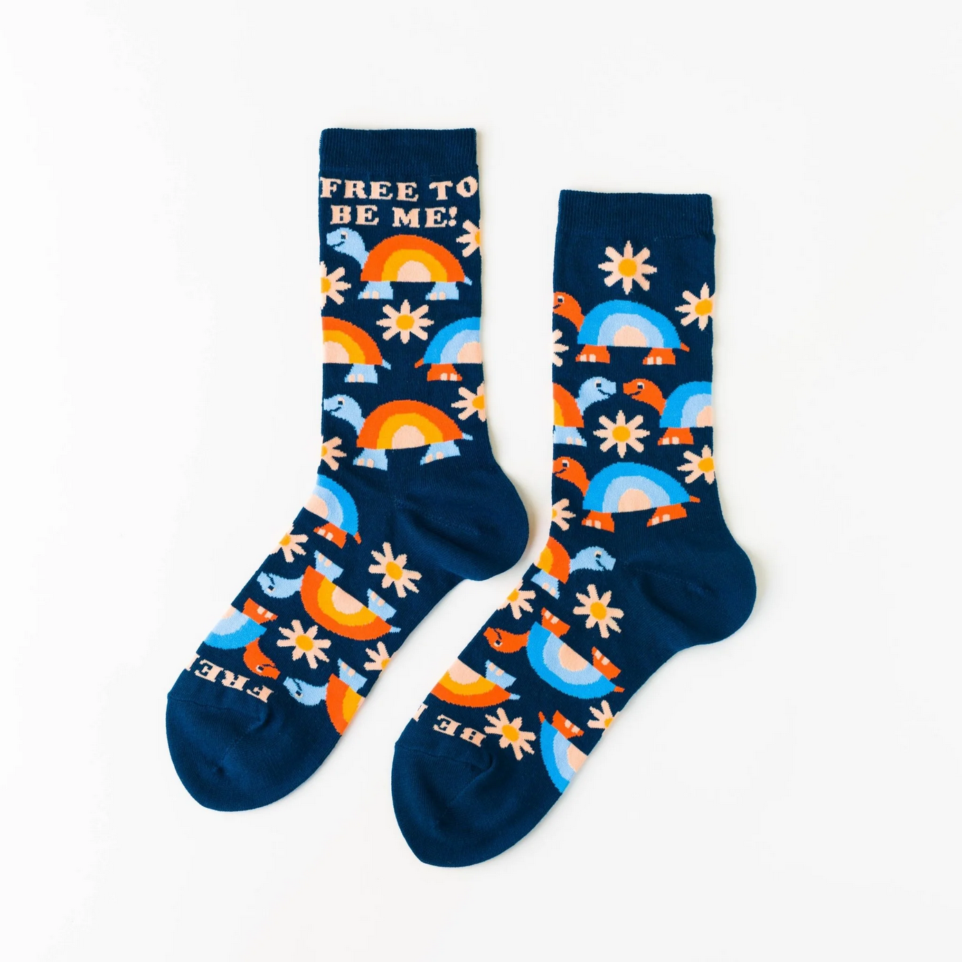 Free To Be Me Crew Socks - Small