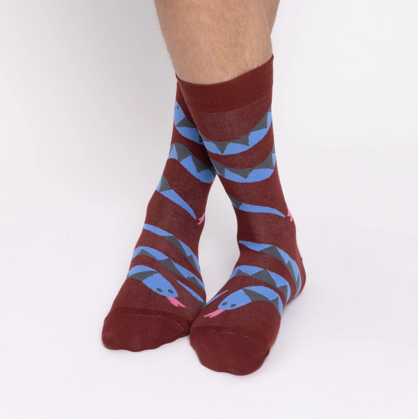 Snakes Crew Socks - Large