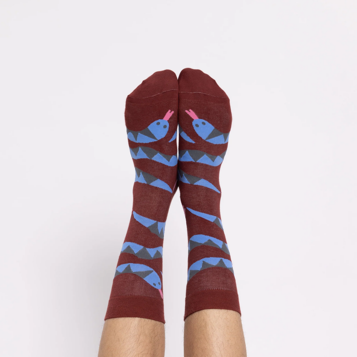 Snakes Crew Socks - Large