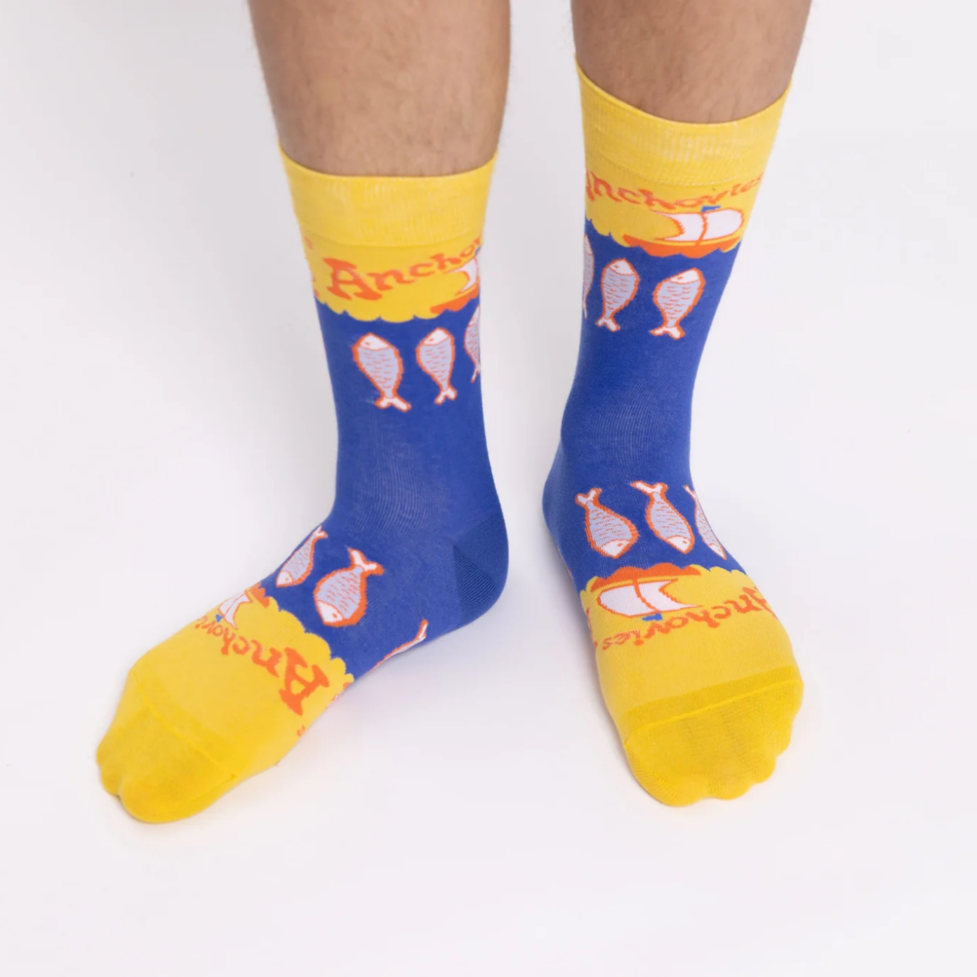 Anchovies Crew Socks - Large