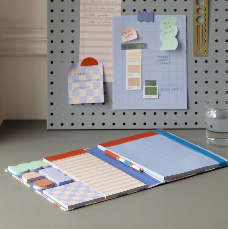 Inkerie Notepad with Sticky Notes Set and Pen