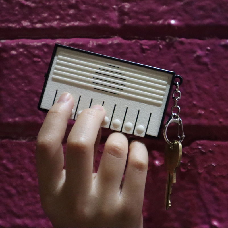 On the Go Mini Piano Keyboard Keychain