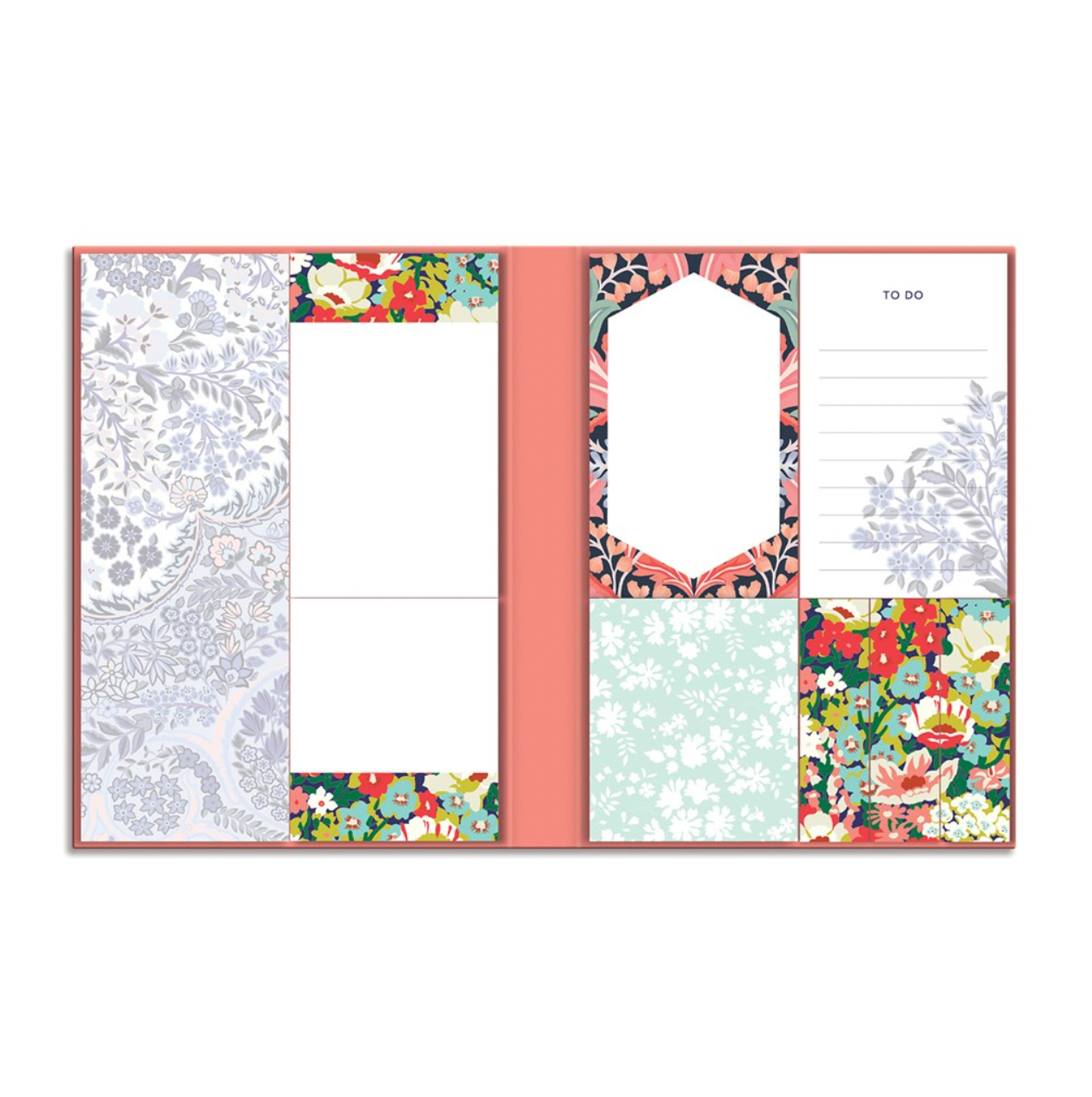 Liberty Floral Sticky Notes Hard Cover Book